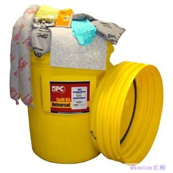溢漏应急桶套装_SPC防溢桶吸附套装