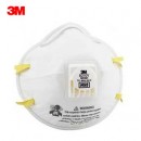 3M防护口罩|口罩_ N95带呼吸阀颗粒物防尘口罩8210V