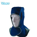 电焊帽|WELDAS时尚实用电焊帽_WELDAS蓝色阻燃布全护时尚实用电焊帽23-6680