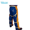 皮焊服|WELDAS单前幅金黄色皮焊服工作裤44-2436
