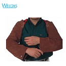 皮手袖|WELDAS保护手臂和肩部咖啡色皮手袖44-7022