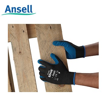 Ansell手套|通用作业手套_EDGE48-305天然橡胶涂层工业手套
