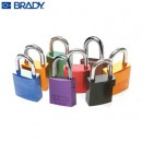 安全挂锁|工业锁具_Brady铝制短梁挂锁99608