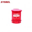 防火垃圾桶|Sysbel防火垃圾桶_6G红色油渍废弃物防火垃圾桶WA8109100
