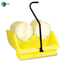 油桶架|ENPAC油桶架_小双桶叠放油桶架可移动底座6011-YE-M