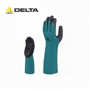 DELTA手套|代尔塔防化手套_超厚双层掌面发泡丁腈防化手套 201835