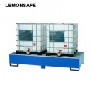LEMONSAFE 双桶IBC钢制盛漏托盘 LSP3705
