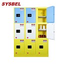 Sysbel西斯贝尔分区域存储九门化学品安全柜WA033050